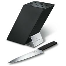 Подставка Victorinox Swiss Modern бук, черная, для 6 ножей