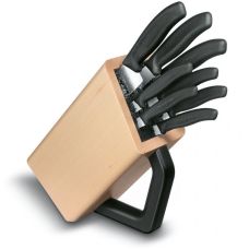 Підставка Victorinox SwissClassic велика, бук, для 8 ножів