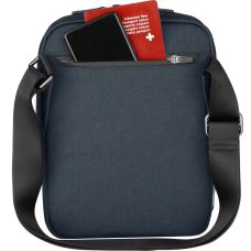 Сумка наплечная Victorinox Architecture Urban2 Melange Blue с отдел. д/iPad, 6 л, синяя