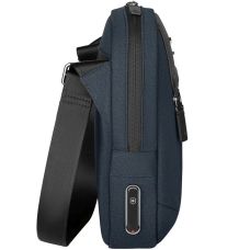 Сумка наплечная Victorinox Architecture Urban2 Melange Blue с отдел. д/iPad, 6 л, синяя