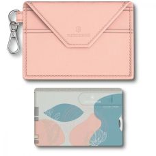 Карта-мультитул Victorinox Swisscard Classic Paris Style 82х54х4мм/10функ/розовая