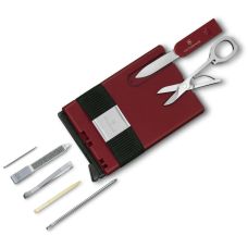 Карта-мультитул с картхолдером Victorinox Smartcard Wallet Iconic Red 104х65х17мм/10функ/красная