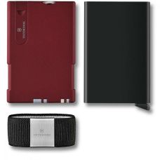 Карта-мультитул с картхолдером Victorinox Smartcard Wallet Iconic Red 104х65х17мм/10функ/красная