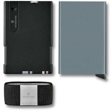 Карта-мультитул с картхолдером Victorinox Smartcard Wallet Sharp Gray 104х65х17мм/10функ/серая