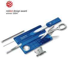 Картка-мультитул Victorinox Swisscard Lite 82х54х4мм/13функ/прозора синя
