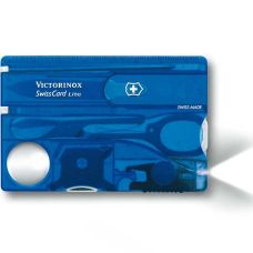 Картка-мультитул Victorinox Swisscard Lite 82х54х4мм/13функ/прозора синя