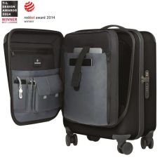 Бизнес-кейс Victorinox Travel Spectra 2.0 Black Extra-Capacity на 4 колесах, 37 л, черный