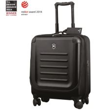 Бизнес-кейс Victorinox Travel Spectra 2.0 Black Extra-Capacity на 4 колесах, 37 л, черный