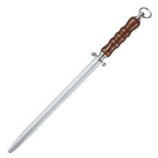 Точилка/мусат Victorinox Butcher 30 см, овал, micro, с дерев. ручкой