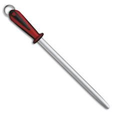 Точило/мусат Victorinox Dual Grip 30 см, овал, з чорно.-черв. ручкою