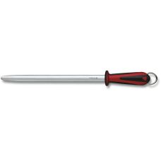 Точилка/мусат Victorinox Dual Grip 30 см, овал, с черно.-красн. ручкой