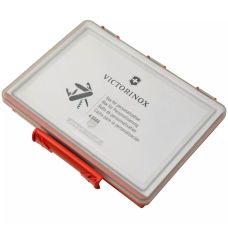 Футляр Victorinox із запчастинами (зубочистки, пінцети (по 10 шт для ножів 58 мм та 91 мм) та шнур (5 шт) у 4 кольорах) (175х141х32 мм)