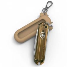 Чехол Victorinox Cow Wet Sand для Classic Colors 58 мм/1-2 слоя, силикон, коричневый