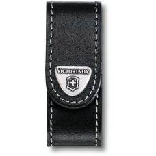 Чехол для ножей Victorinox Nail Clip 580 65 мм/1-2 слоя, на липучке, кожаный, черный
