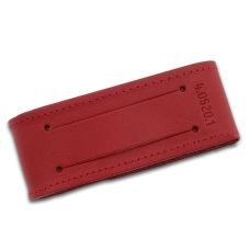 Чехол для ножей Victorinox 84-91 мм/2-4 слоев, на кнопке, кожаный, красный