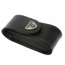 Чохол для ножів Victorinox 84-91 мм/2-4 шарів, липучка, шкіряний, чорний