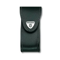 Чехол для ножей Victorinox 84-91 мм/2-4 слоев, липучка, кожаный, черный
