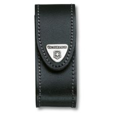 Чехол для ножей Victorinox 84-91 мм/2-4 слоев, липучка/пов. клип, кожаный, черный