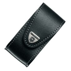 Чехол для ножей Victorinox 84-91 мм/5-8 слоев, липучка, кожаный, черный
