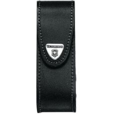 Чехол для ножей Victorinox 111 мм/до 6 слоев, липучка/пов. клип, кожаный, черный