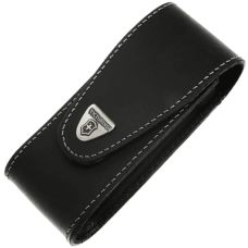 Чехол для ножей Victorinox Jumbo 111 мм/до 10 слоев, на липучке, кожаный, черный