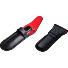 Чехол для ножей Victorinox 84-91 мм/1-2 слоя, петля, кожаный, черный