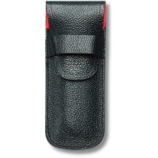 Чехол для ножей Victorinox 84-91 мм/1-2 слоя, петля, кожаный, черный