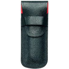 Чехол для ножей Victorinox 74-84 мм/1-2 слоя, петля, кожаный, черный