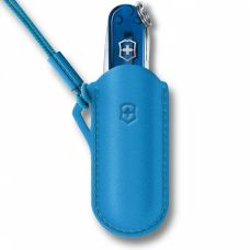 Чохол Victorinox Summer Rain для Classic Colors 58 мм/1-2 шари, шкіра, синій
