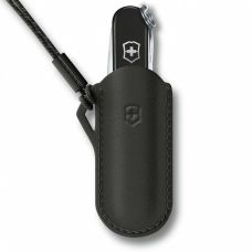 Чехол Victorinox Dark Illusion для Classic Colors 58 мм/1-2 слоя, кожа, черный