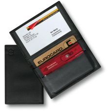 Чохол Victorinox для SwissCard, шкірозамінник, чорний
