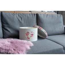 Короб Цветы круглый с крышкой Handy Home 25x18 см (FB-23 )
