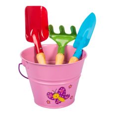 Набор садовых инструментов розовый детский Штокер Kid's Garden Stocker 2329