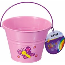 Детское ведро металлическое розовое Штокер Kid's Garden Stocker 4913