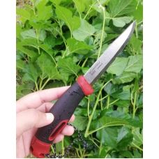 Нож Morakniv Companion Spark Red Sandvik 12C27 с кресалом (13571)