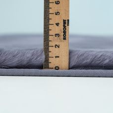 Ковер из искусственного меха NJORD 75х150 см серо-фиолетовый пушистый