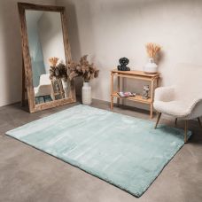 Ковер из искусственного меха NJORD 120х180 см Tiffany Mint мятно-зеленый пушистый