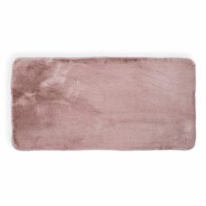 Ковер из искусственного меха NJORD 60х120 см Rose меланж-розовый пушистый