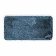 Ковер из искусственного меха NJORD 60х120 см Blue меланж-синий пушистый