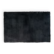 Ковер из искусственного меха NJORD 120х180 см Phantom Graphite серо-черный пушистый