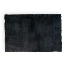 Ковер из искусственного меха NJORD 120х180 см Phantom Graphite серо-черный пушистый