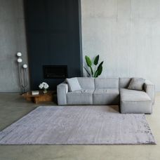 Ковер из искусственного меха NJORD 204х300 см Quartz серо-коричневый пушистый