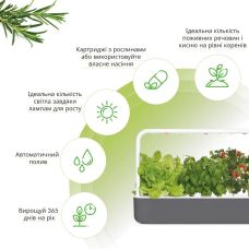 Гидропонная установка Click and Grow 8899 Smart Garden 9 Серый