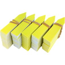 Етикетки-кілочки, що вставляються в землю 1,6 х 10 см TYVEK / Тивек 100 шт жовті