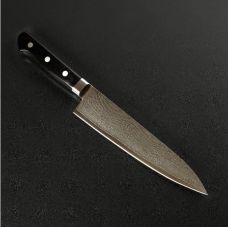 Нож кухонный Gyuto (Шефский) 210 мм лезвие, VG10 Damascus, 61HRC, HONMAMON