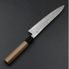 Нож кухонный Paring 150 мм лезвие, SG2, Damascus 33, 64HRC, ручка - орех,TANAKA, HONMAMON (4573200705175) Япония