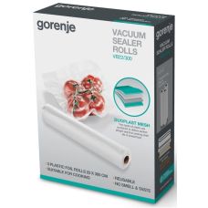 Пакети для вакуумування Gorenje  VB22/300 /569087/підходять для HVS16WS и VS120E/ шхд: 22 х 30 см/3 рулона