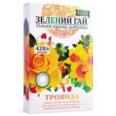 Водорозчинне добриво Зелений Гай Аква для троянд 0,3 кг