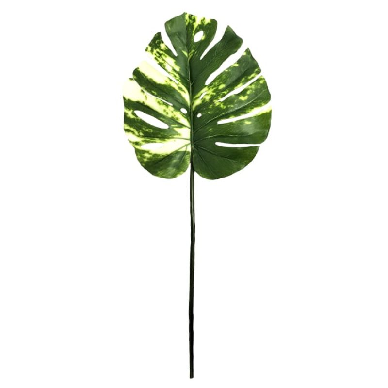 Искусственный лист Engard Monstera Alba, 73 см (TW-54)
