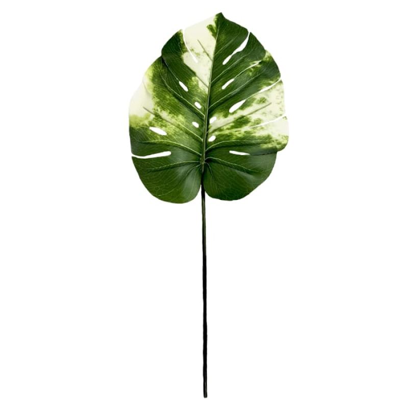 Искусственный лист Engard Monstera Alba, 78 см (TW-55)